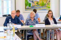 Im Rathaus Ludwigstadt waren wir zu einem Austausch eingeladen.